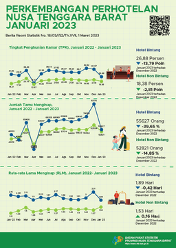 NTB, January 2023 Growth Of Hospitality Statistics