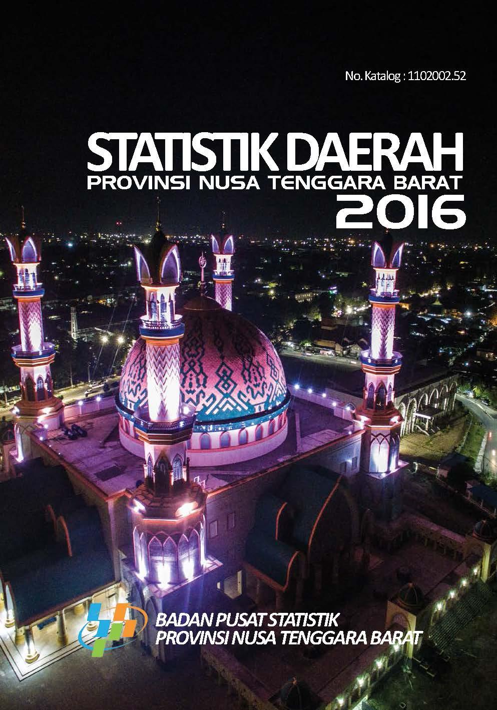 Statistik Daerah Nusa Tenggara Barat 2016